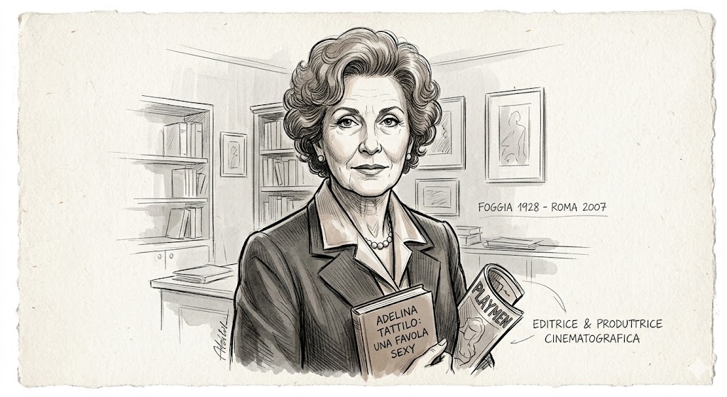 Η Αdelina Tattilo η εκδότρια που θεωρήθηκε ο Hugh Hefner