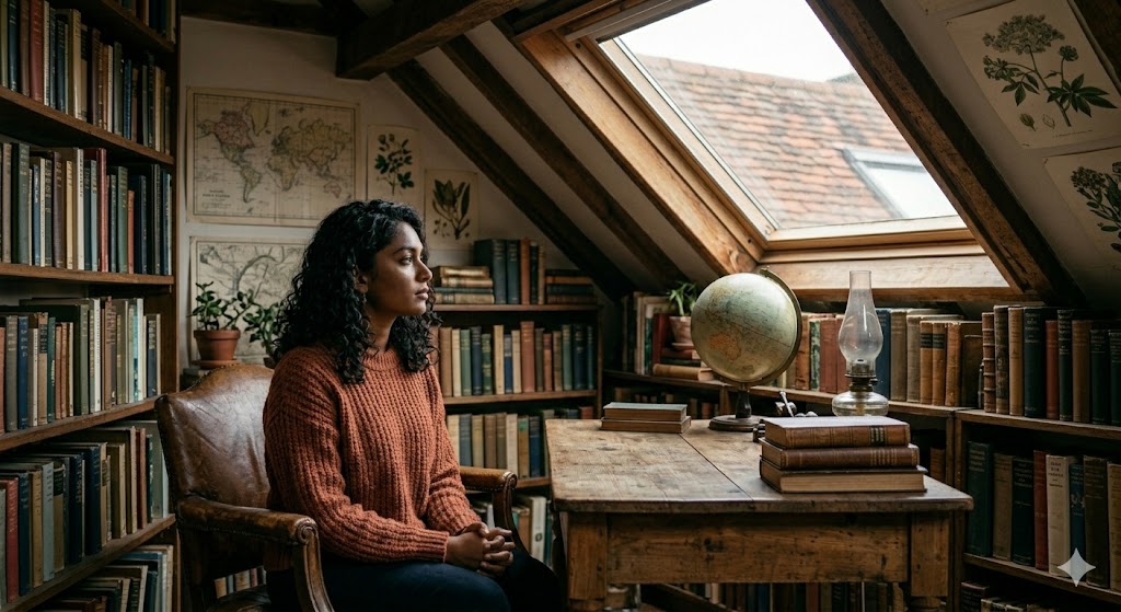 Γυναίκα θλιμμένη σκέφτεται.