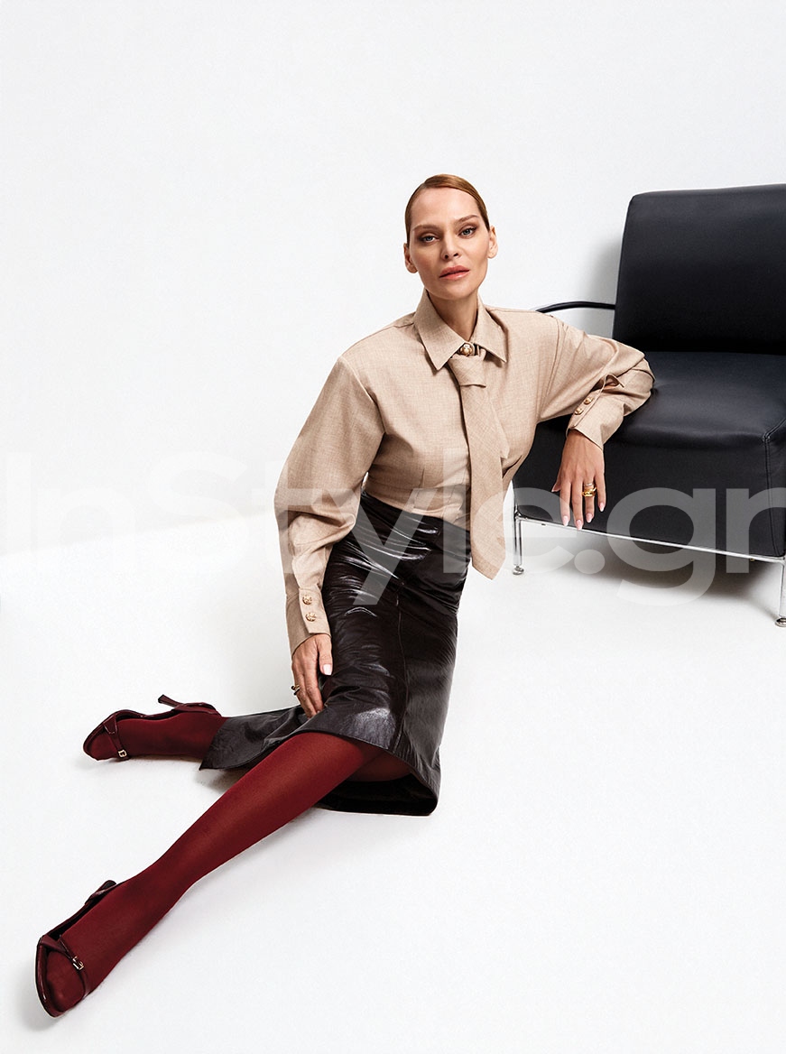 Η Yvonne Bosnjak φωτογραφίζεται για το InStyle Greece.