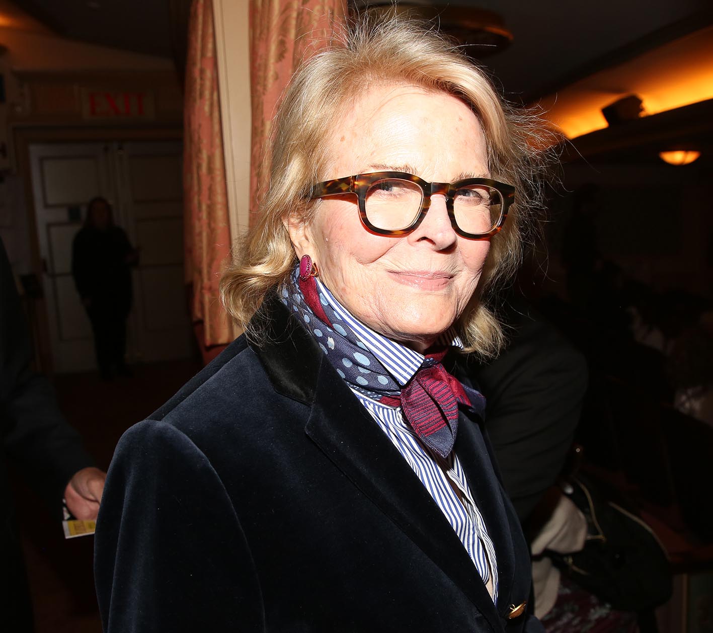 H Candice Bergen σε επιμνημόσυνη δέηση για τον ηθοποιό James Earl Jones με τίτλο «James Earl Jones ένας Εορτασμός της Ζωής» στο Θέατρο James Earl Jones στις 7 Απριλίου 2025 στη Νέα Υόρκη.