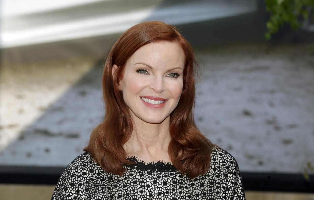 H Marcia Cross στο Marc Cain show στην Εβδομάδα Μόδας της Mercedes-Benz στο Βερολίνο, 10 Ιουλίου 2014