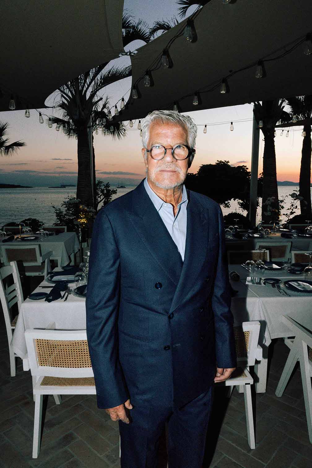 Ο Pantaleo Dell'Orco, Πρόεδρος του Ομίλου Armani και Creative Director όλων των ανδρικών σειρών.