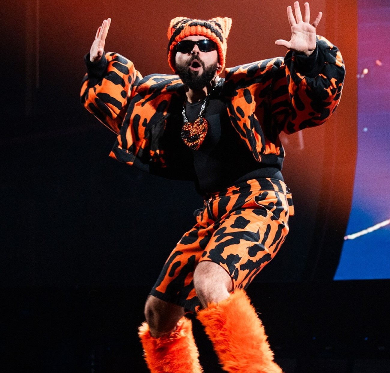 O Akylas στη σκηνή της Eurovision