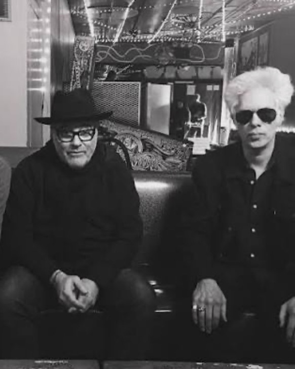 Ο Amos Poe και ο Jim Jarmusch σε παλαιότερη φωτογραφία τους.