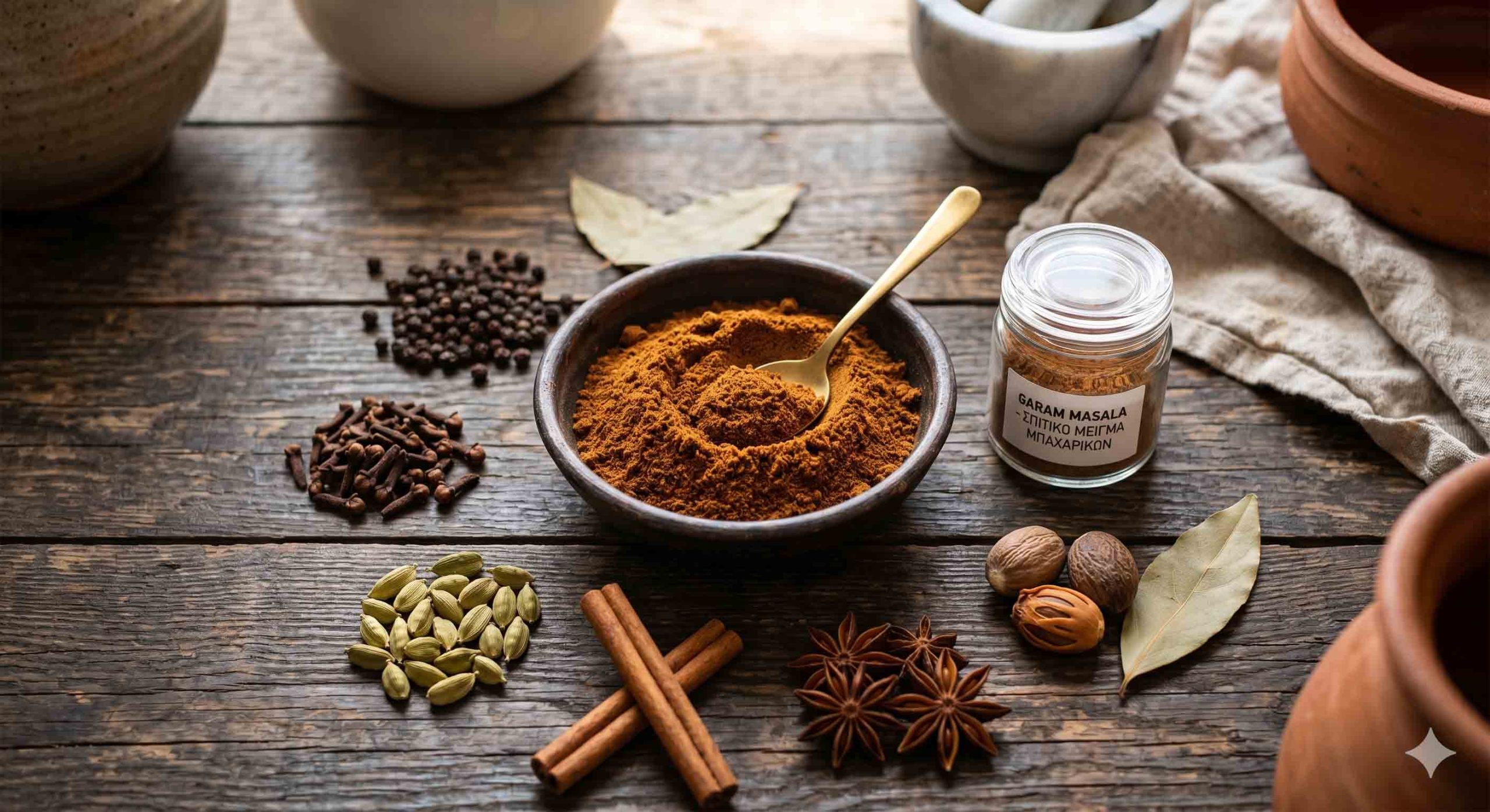 To μπαχαρικό από την Ινδία λέγεται Garam Masala