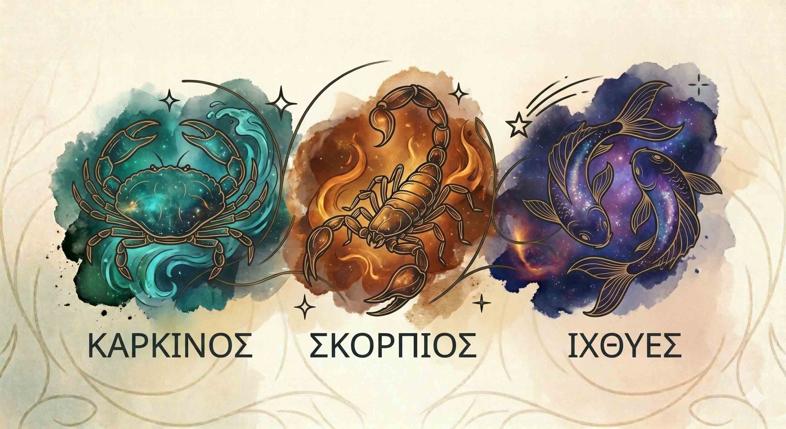 Τα ζώδια του Νερού, Καρκίνος, Σκορπιός και Ιχθύες. Εσείς κάνετε σήμερα την πιο βαθιά κίνηση: Συναισθηματική επιστροφή χρημάτων. 