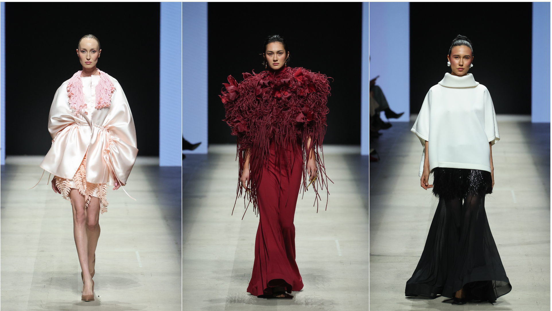 Avant-garde looks με γλυπτικά 3D στοιχεία, που μετατρέπουν τη μόδα σε φορέσιμη τέχνη στη Moscow Fashion Week