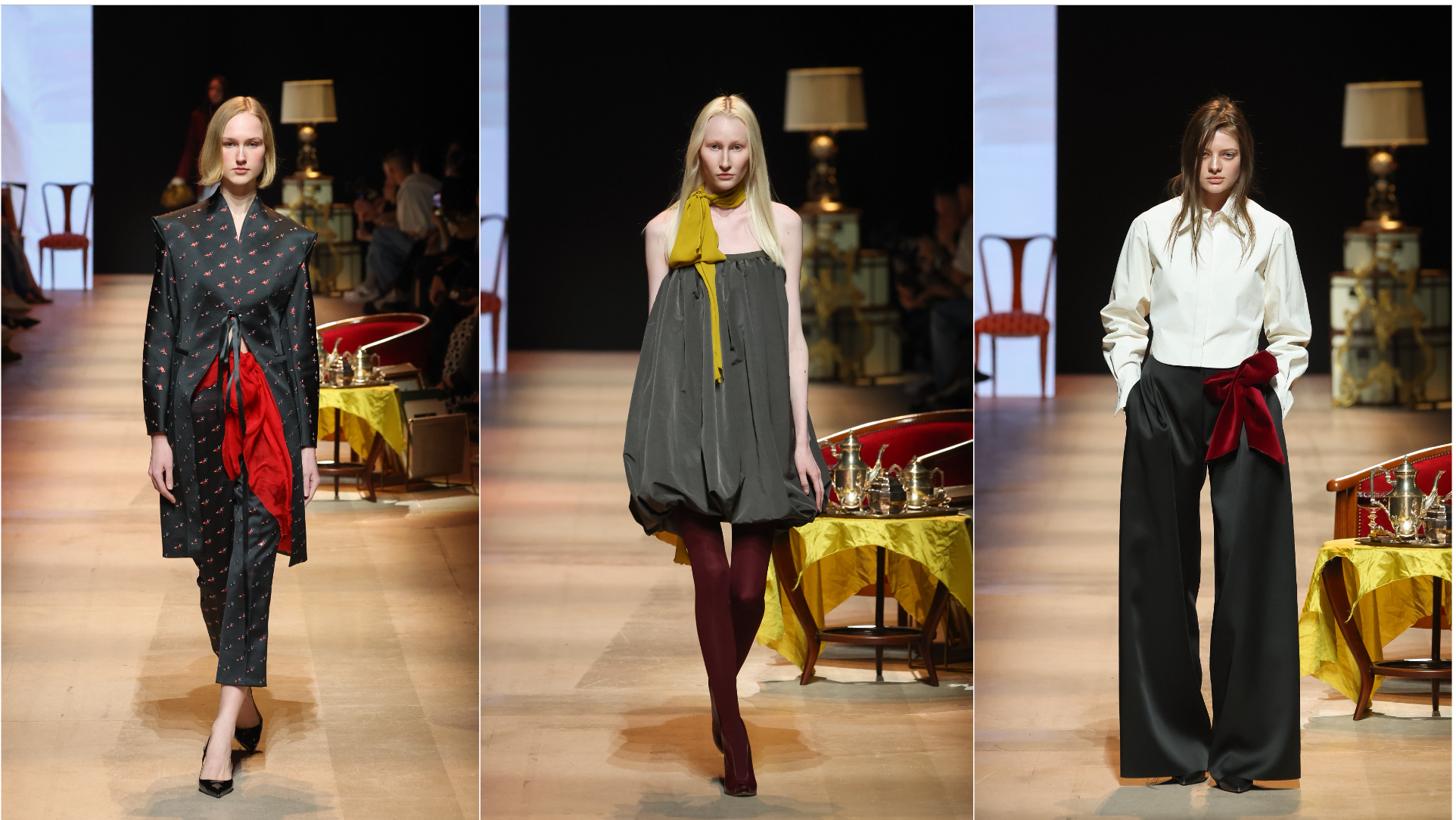 αρχιτεκτονικές σιλουέτες σε high fashion looks από τη Moscow Fashion Week