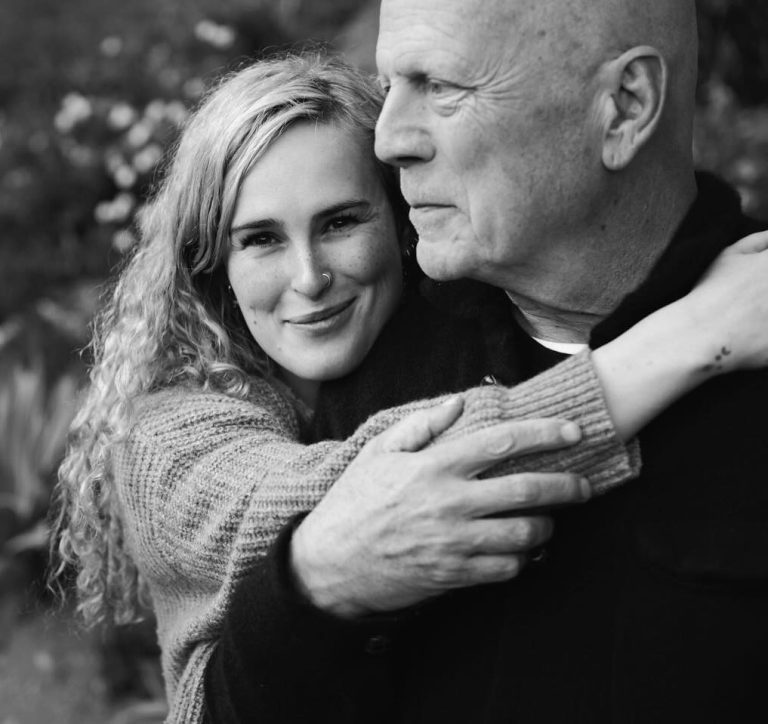 Η Rumer Willis με τον πατέρα της Bruce Willis