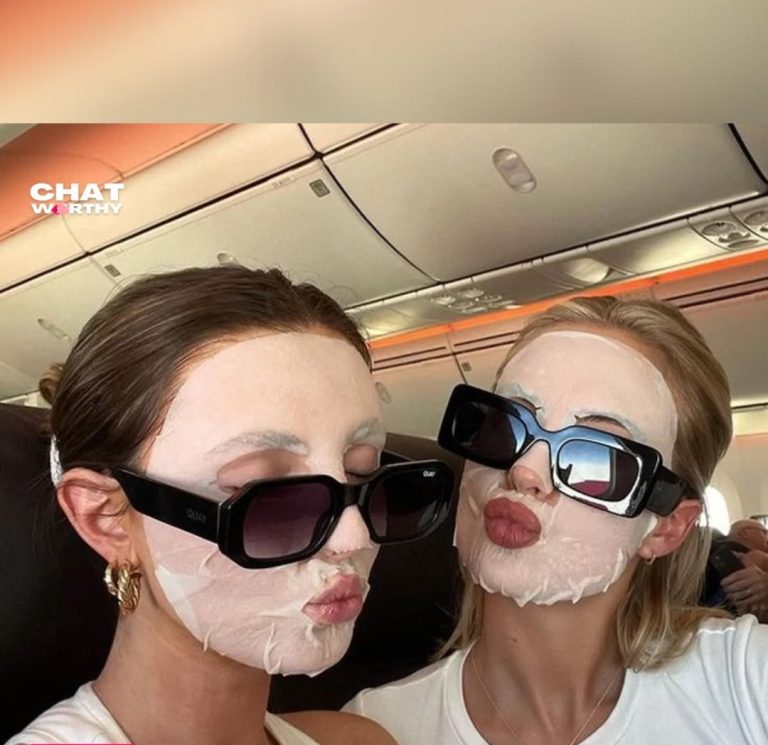 Skincare ρουτίνα στο αεροπλάνο