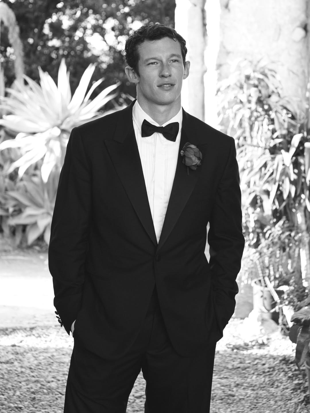 O Callum Turner σε φωτογραφία από τον γάμο του με την Dua Lipa