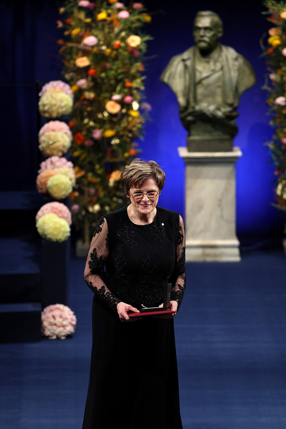 H Katalin Karikó λαμβάνει το Νόμπελ Φυσιολογίας / Ιατρικής 2023 στην Τελετή Απονομής των Βραβείων Νόμπελ 2023 στο Μέγαρο Μουσικής της Στοκχόλμης στις 10 Δεκεμβρίου 2023 στη Στοκχόλμη της Σουηδίας.