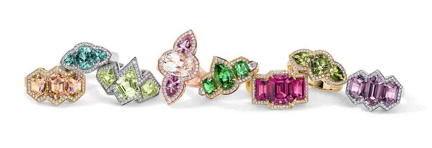Rings from the Ignite Collection by GemologyGeek