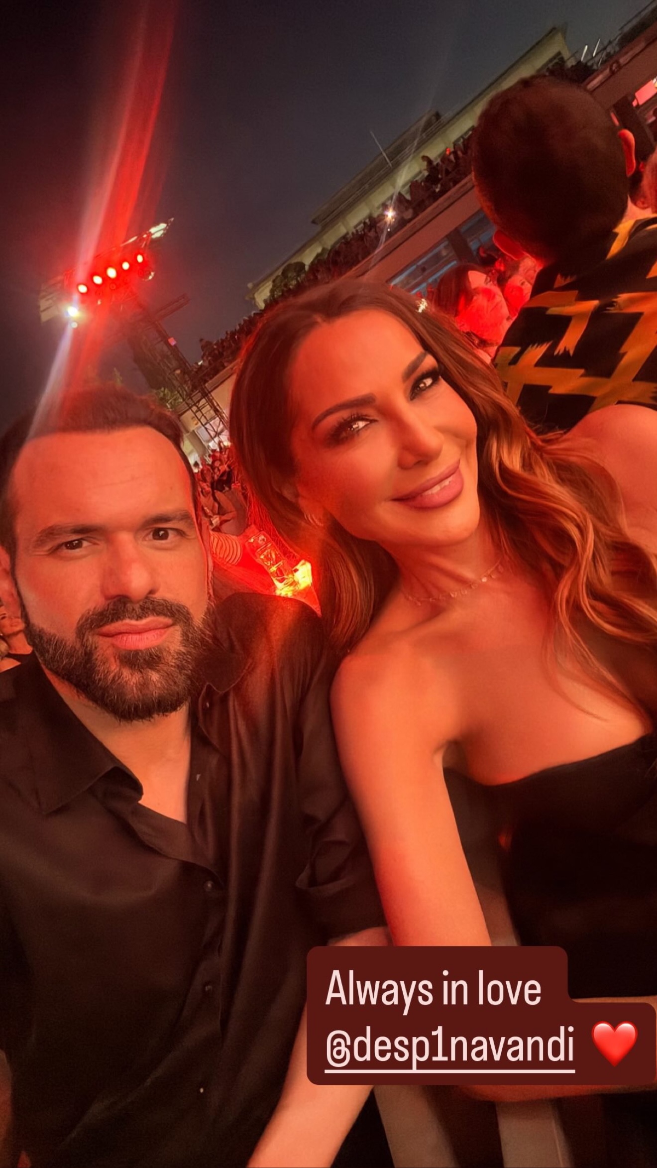 Η Δέσποινα Βανδή με τον Γιώργο Αρσενάκο