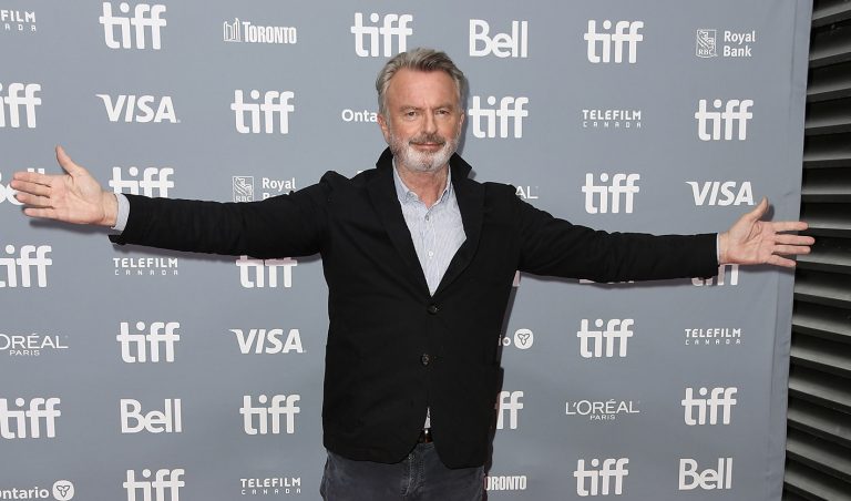 O Sam Neill στη συνέντευξη Τύπου του "Blackbird" κατά τη διάρκεια του Διεθνούς Φεστιβάλ Κινηματογράφου του Τορόντο 2019 στο TIFF Bell Lightbox στις 6 Σεπτεμβρίου 2019 στο Τορόντο του Καναδά.