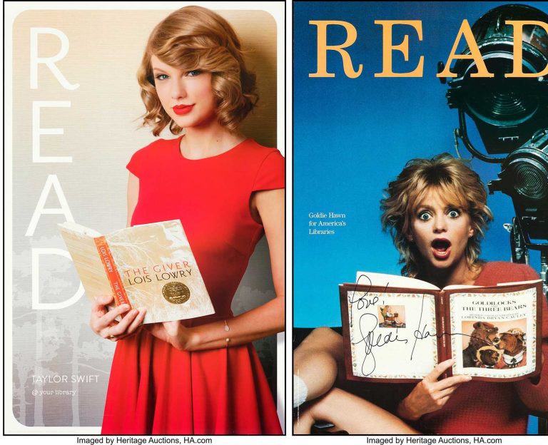 Οι θρυλικές αφίσες READ με διάσημους stars αποκτούν νέα ζωή. Στο εξώφυλλό μας η Taylor Swift και η Goldie Hawn.