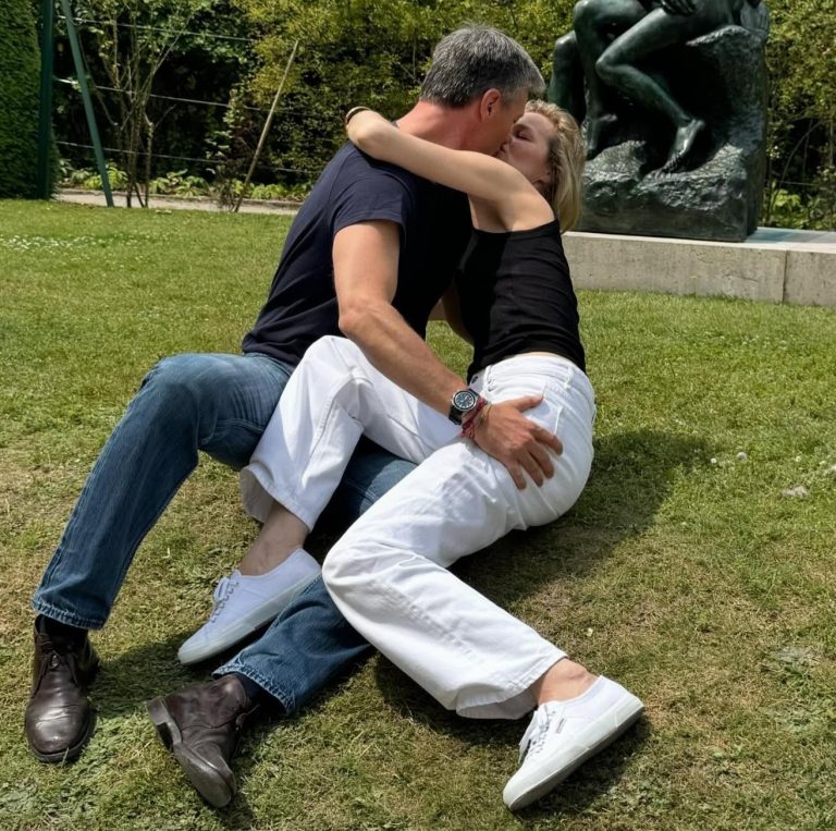 H evaherzigova με τον σύζυγό της Gregorio Marsiaj