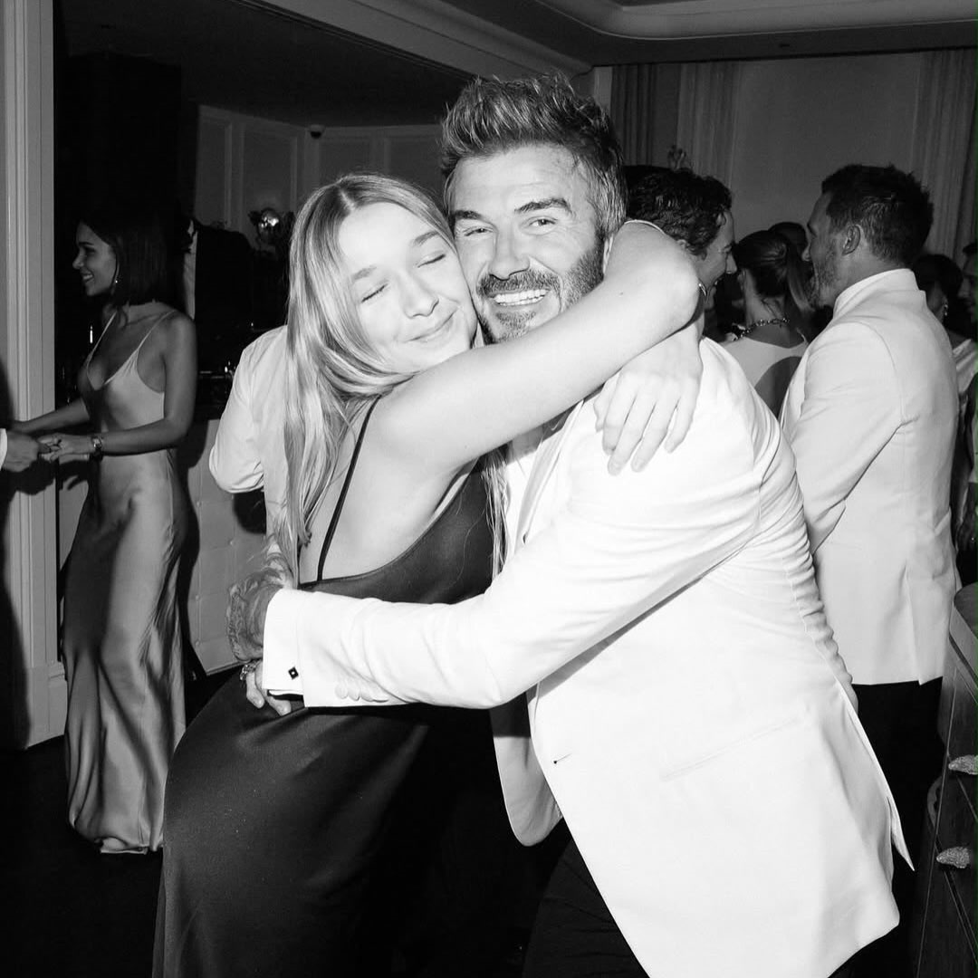 H Harper Beckham με τον πατέρα της David Beckham