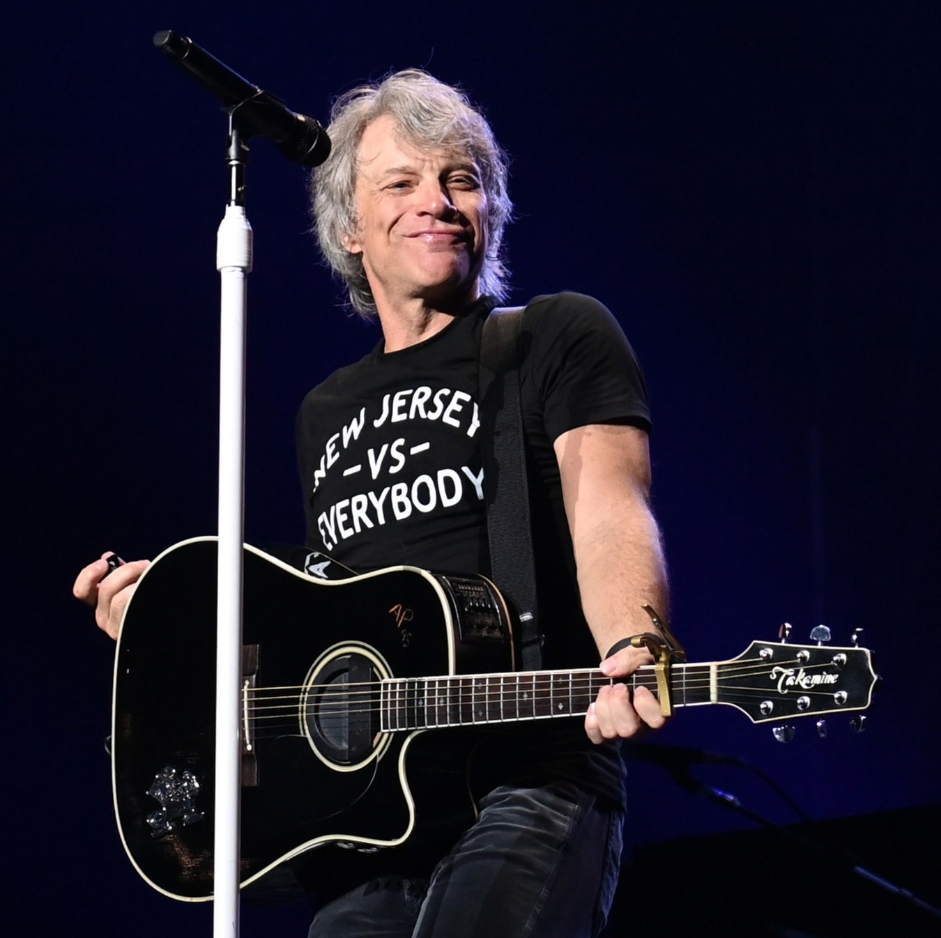 Ο Jon Bon Jovi στη σκηνή