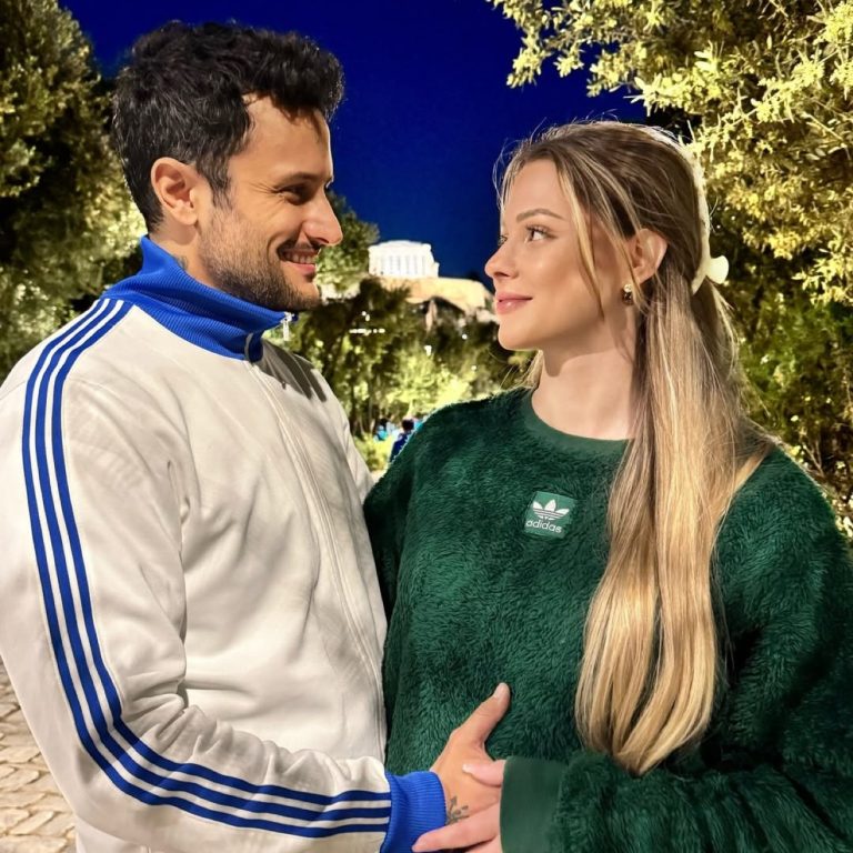 Ο Κωνσταντίνος Φραντζής με τη σύζυγό του