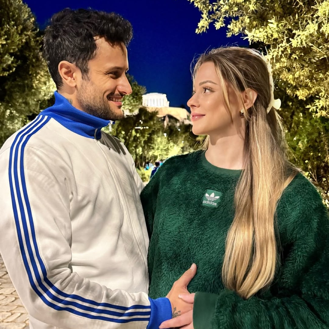 Ο Κωνσταντίνος Φραντζής με τη σύζυγό του