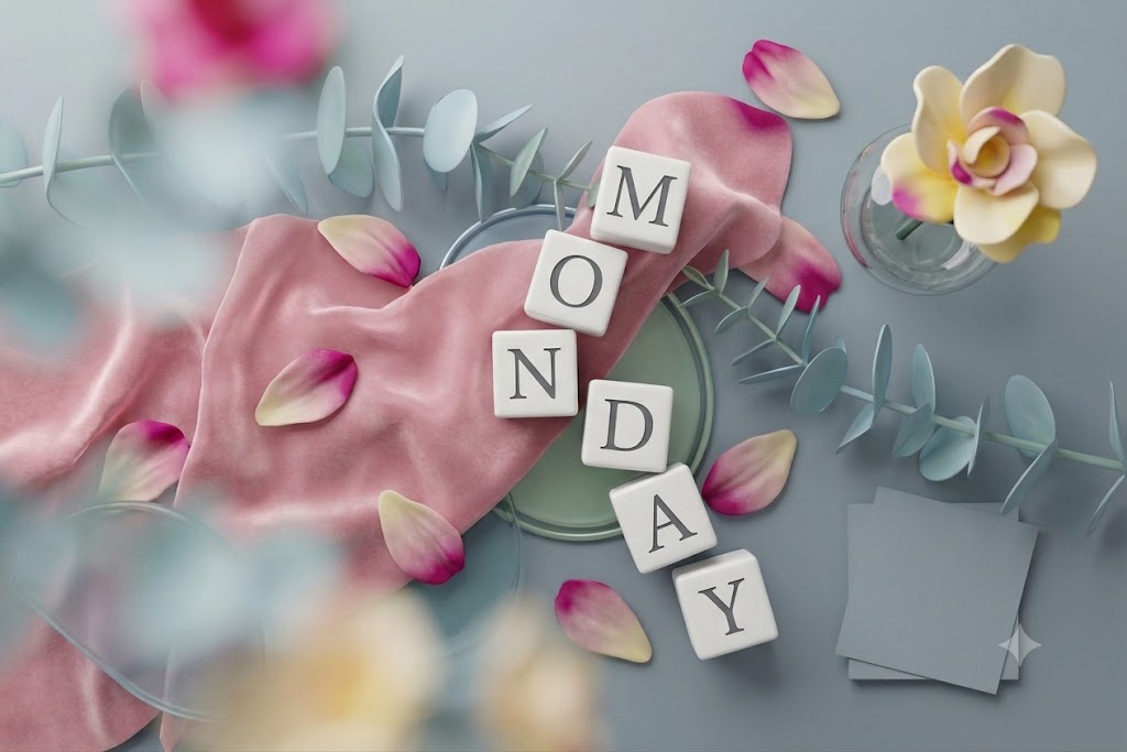 Η ημέρα Monday γραμμένη πάνω σε φόντο.