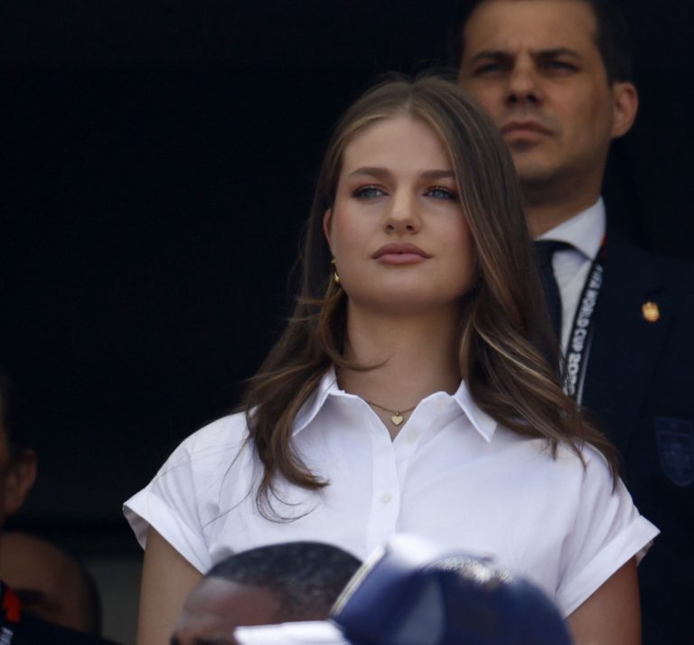 H πριγκίπισσα Leonor της Ισπανίας στον τελικό του Μουντιάλ στο East Rutherford του Νιου Τζέρσεϊ, 19 Ιουλίου 2026