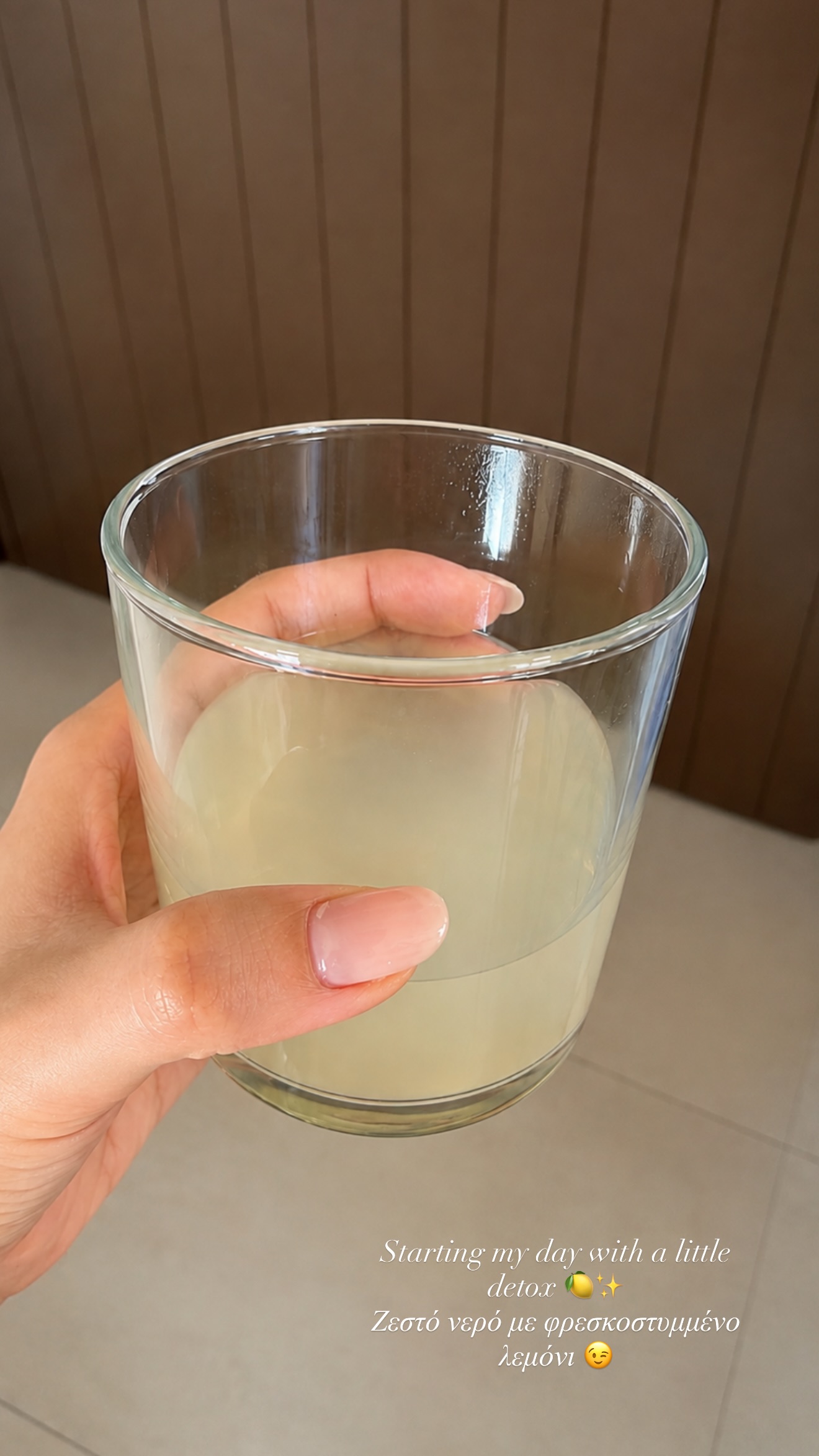 Το detox ρόφημα με λεμόνι που πίνει κάθε πρωί η Κατερίνα καινούργιου