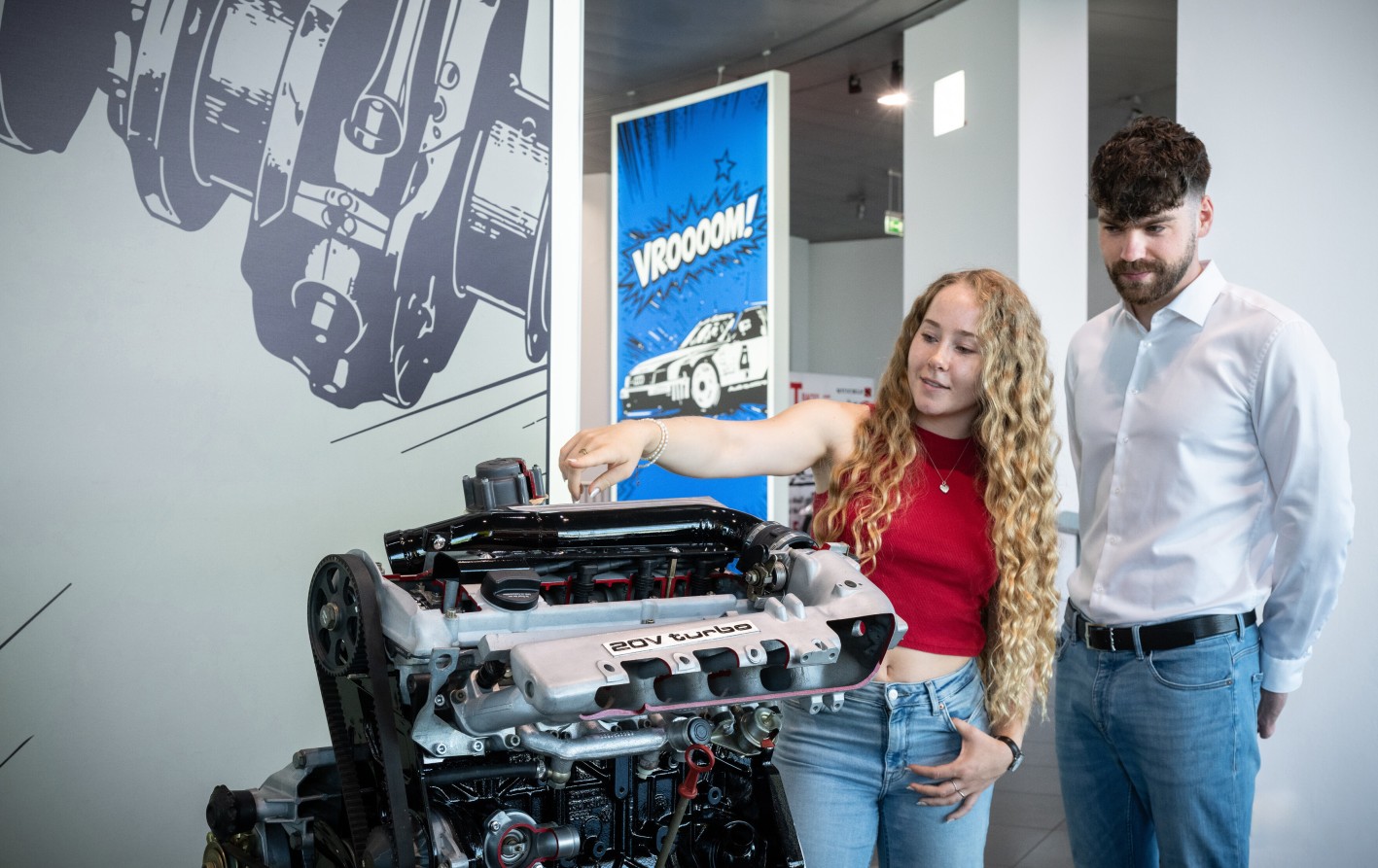 «1-2-4-5-3: 50 years of Audi five-cylinder engines»