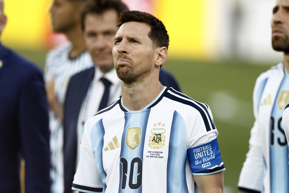Ο απογοητευτμένος Lionel Messi μετά τον τελικό του Μουντιάλ και την ήττα της Αργεντινής, 19 Ιουλίου 2026