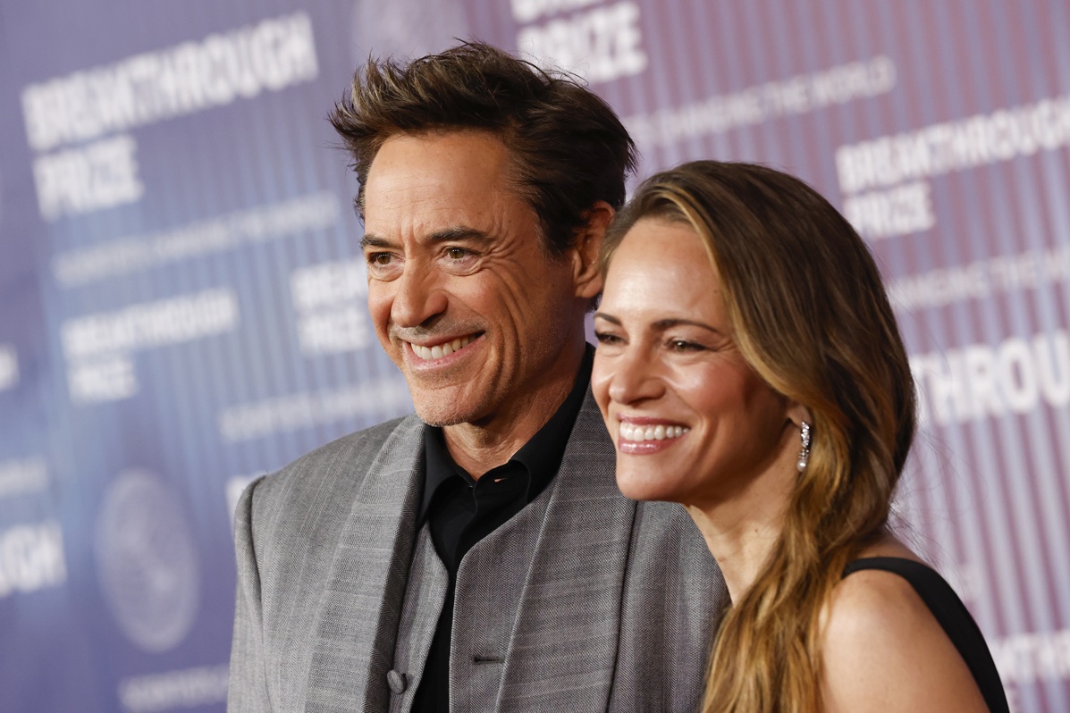 H Susan Downey και ο Robert Downey Jr. στη δέκατη τελετή για το Breakthrough Prize στο Μουσείο Κινηματογράφου της Ακαδημίας στο Λος Άντζελες, 13 Απριλίου 2024