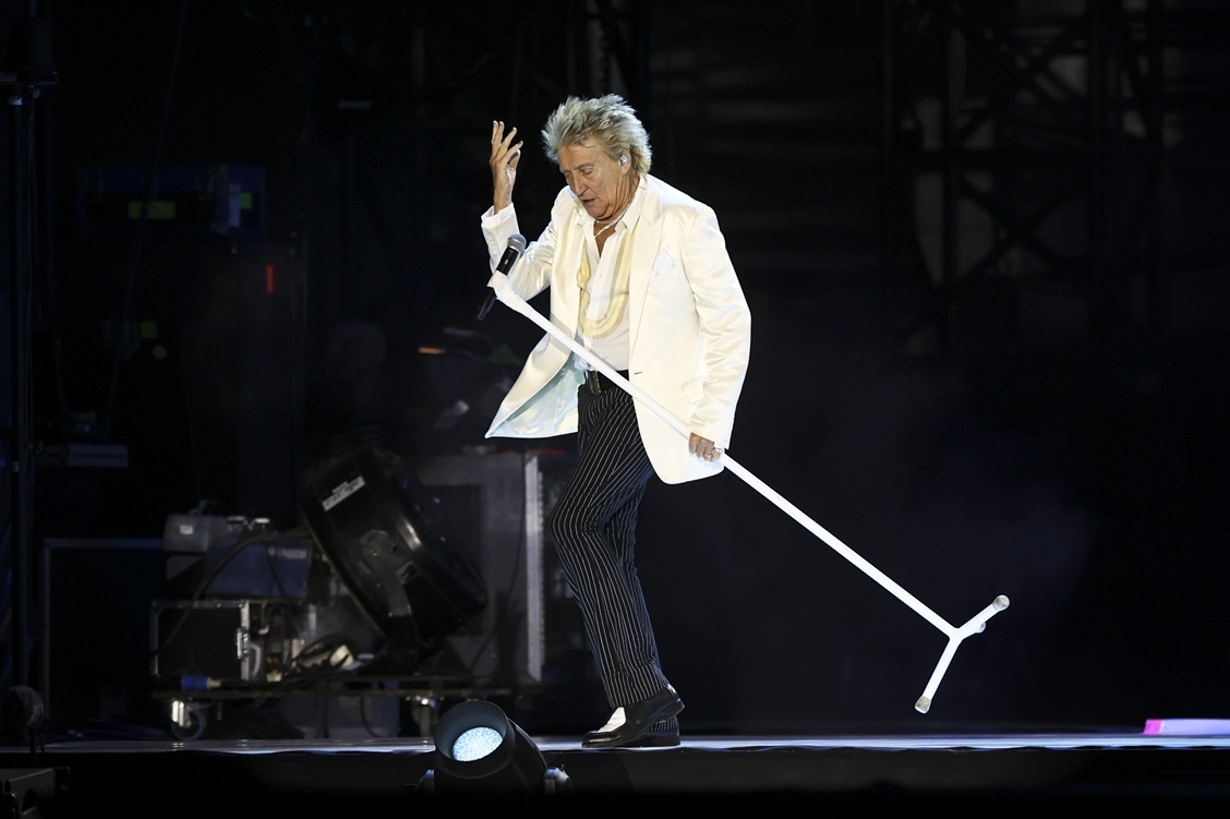 O Rod Stewart εμφανίζεται την τρίτη ημέρα του Rock in Rio Lisbon 2026 στη Λισσαβώνα, 27 Ιουνίου 2026