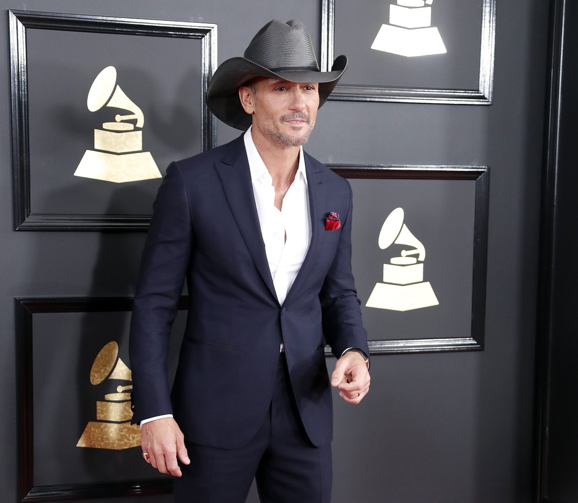 Ο Tim McGraw στα 59α Grammy Awards στο Staples Center του Λος Άντζελες, 12 Φεβρουαρίου 2017