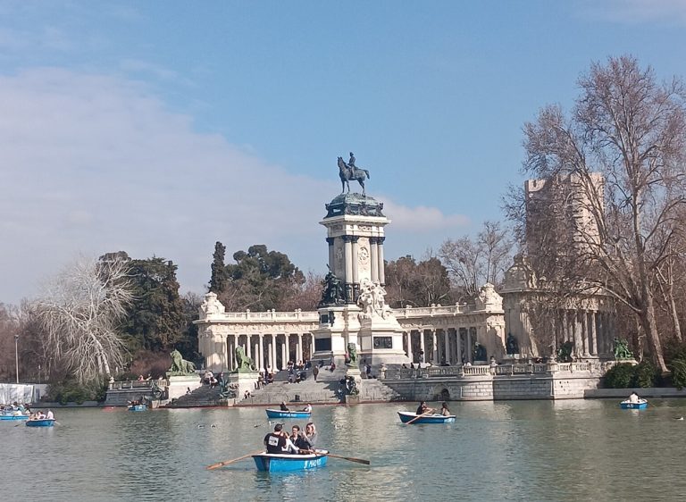 Φωτογραφία από το Πάρκο Ρετίρο στη Μαδρίτη από το προσωπικό αρχείο της Έλενας Αντωνίου