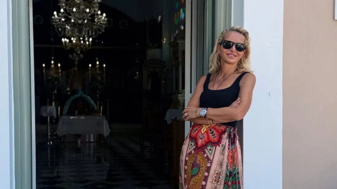 H Mαρία Μπεκατώρου στο χωριό της στην Κεφαλονιά