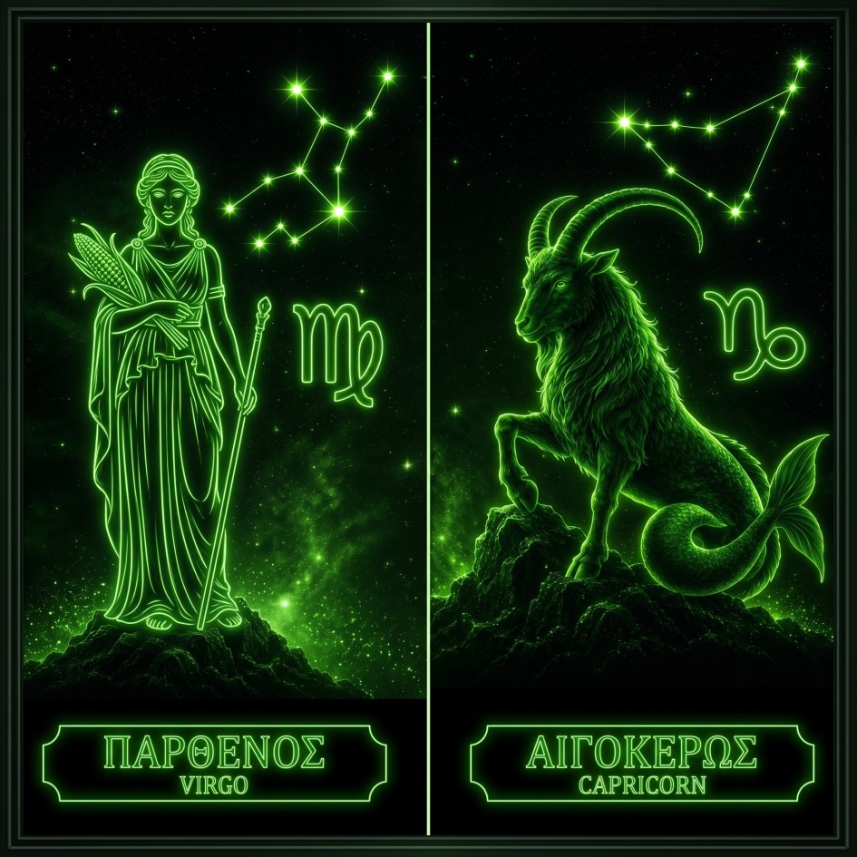 Απόλυτη ευθυγράμμιση στόχων, πρακτική σιγουριά και συντροφικότητα για τα δύο ζώδια, της Παρθένου και του Αιγόκερου.