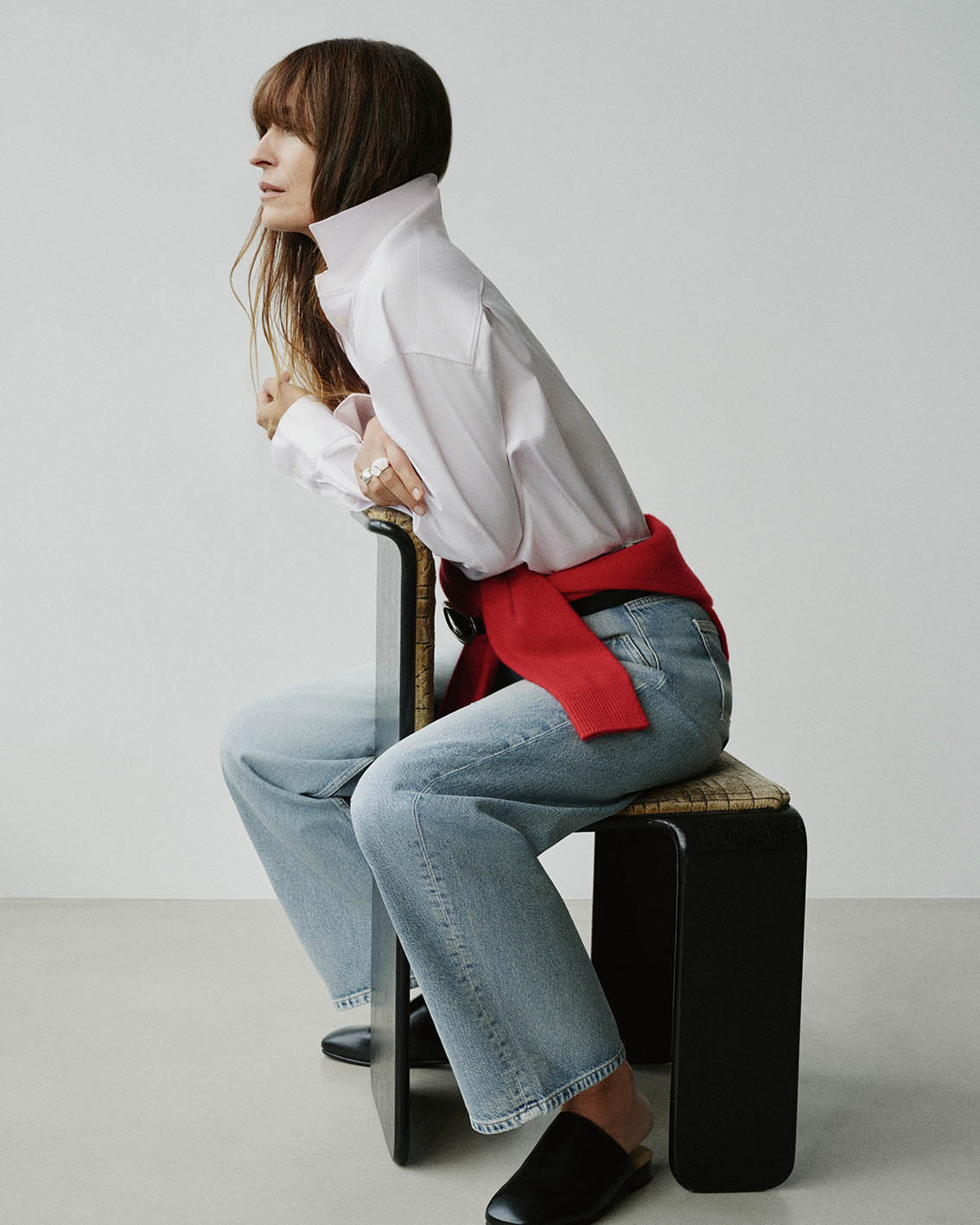 Διαφημιστική καμπάνια της Massimo Dutti με την Caroline de Maigret γαι το FW26.