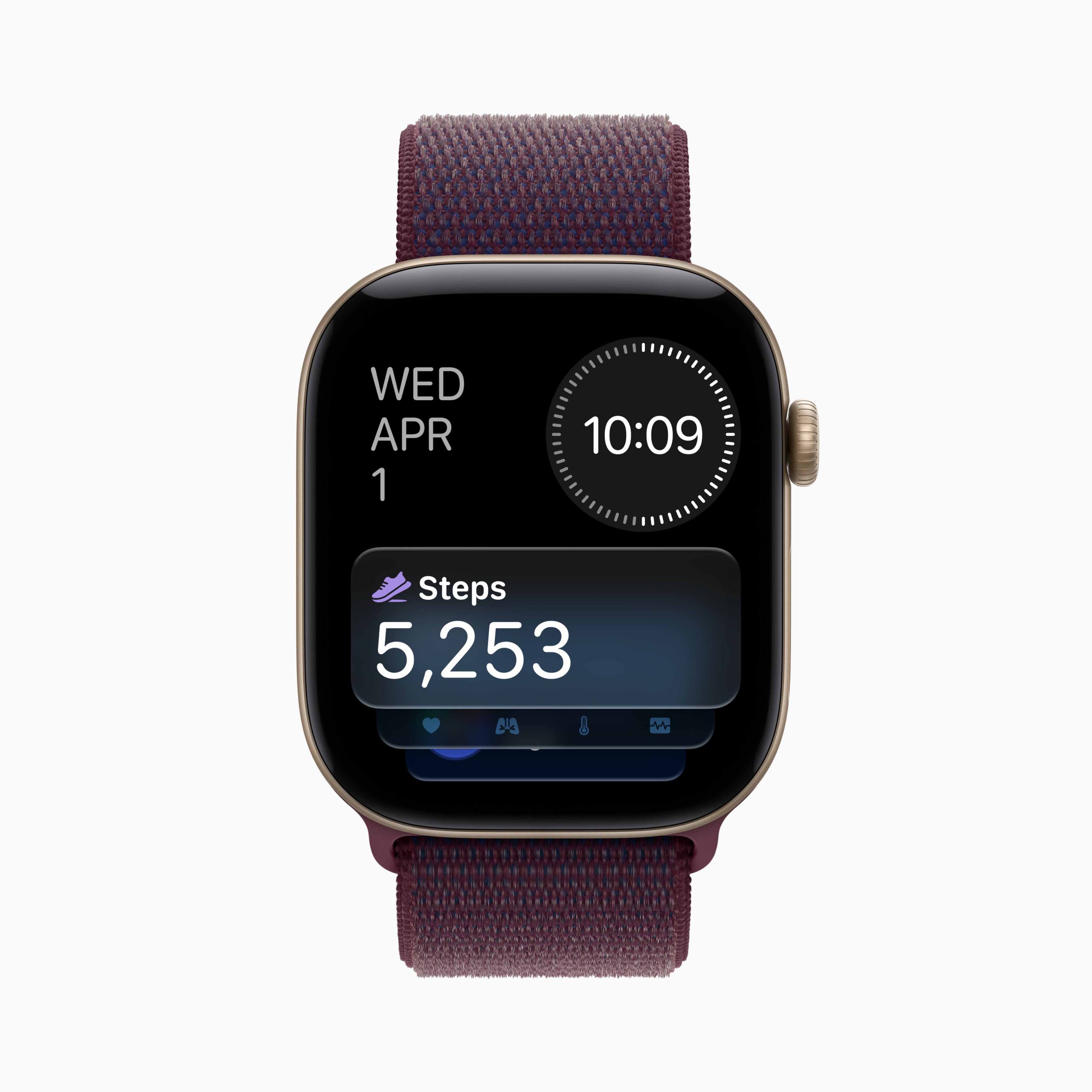 Apple Watch Series 12 step counts