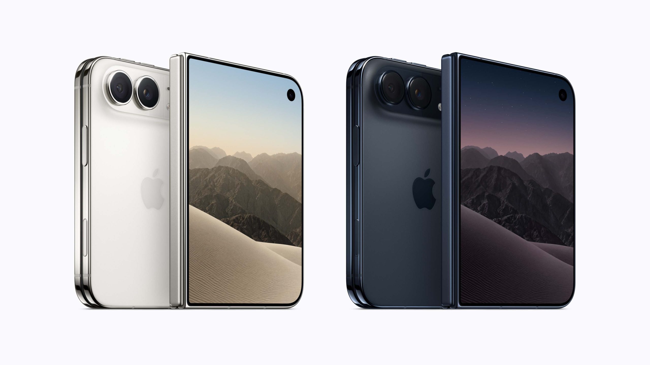 To Apple iPhone Duo και τα δύο χρώματα που κυκλοφορεί. Το iPhone Duo θα κυκλοφορήσει σε Star White και Night Sky.