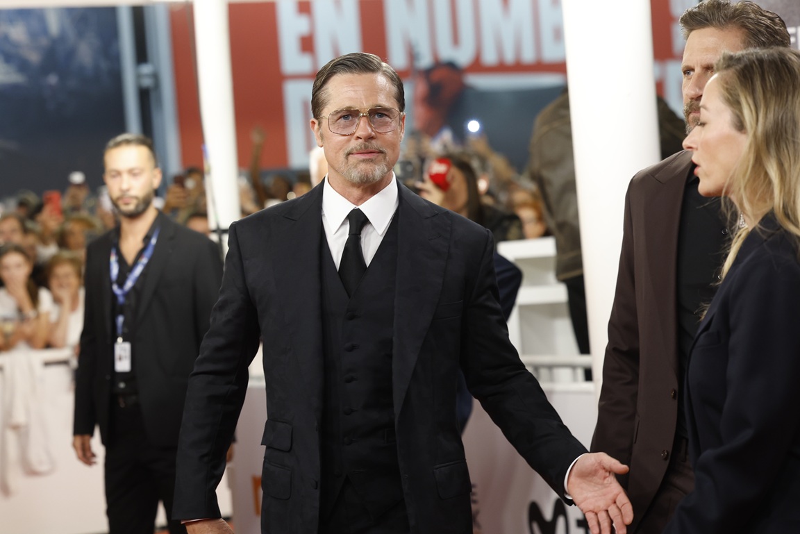 O Brad Pitt στο κόκκινο χαλί στο πλαίσιο του 74ου Διεθνούς Κινηματογραφικού Φεστιβάλ του Σαν Σεμπαστιάν (SSIFF) το Σαν Σεμπαστιάν, στις 23 Σεπτεμβρίου 2026 