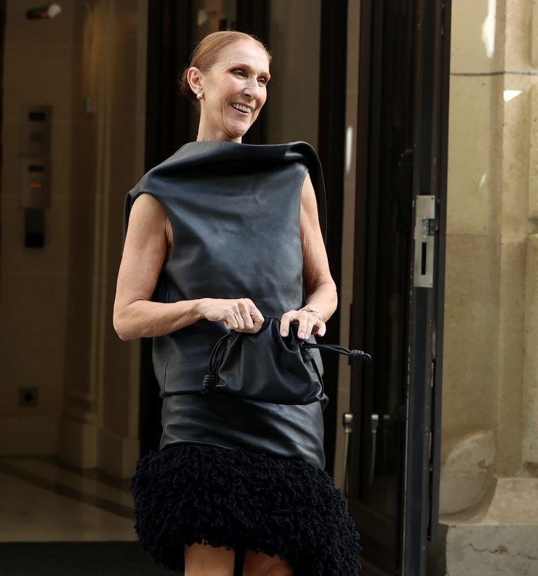 Η Céline Dion στο Παρίσι την 1η Σεπτεμβρίου.