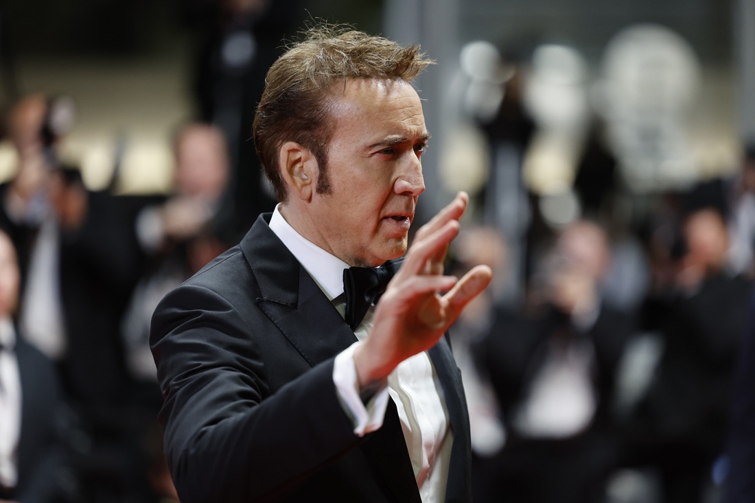 Ο Nicolas Cage παρευρίσκεται στην πρεμιέρα του "The Surfer" στο πλαίσιο του 77ου Φεστιβάλ Καννών, 17 Μαΐου 2024