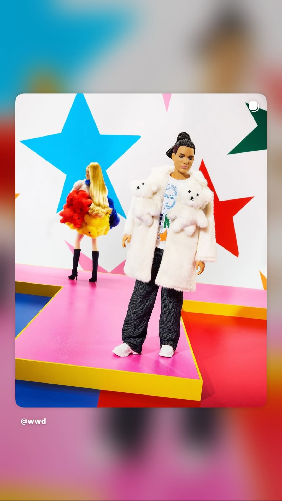 H Barbie και ο Κen με το παλτό από αρκουδάκια του Jean Charles de Castelbajac