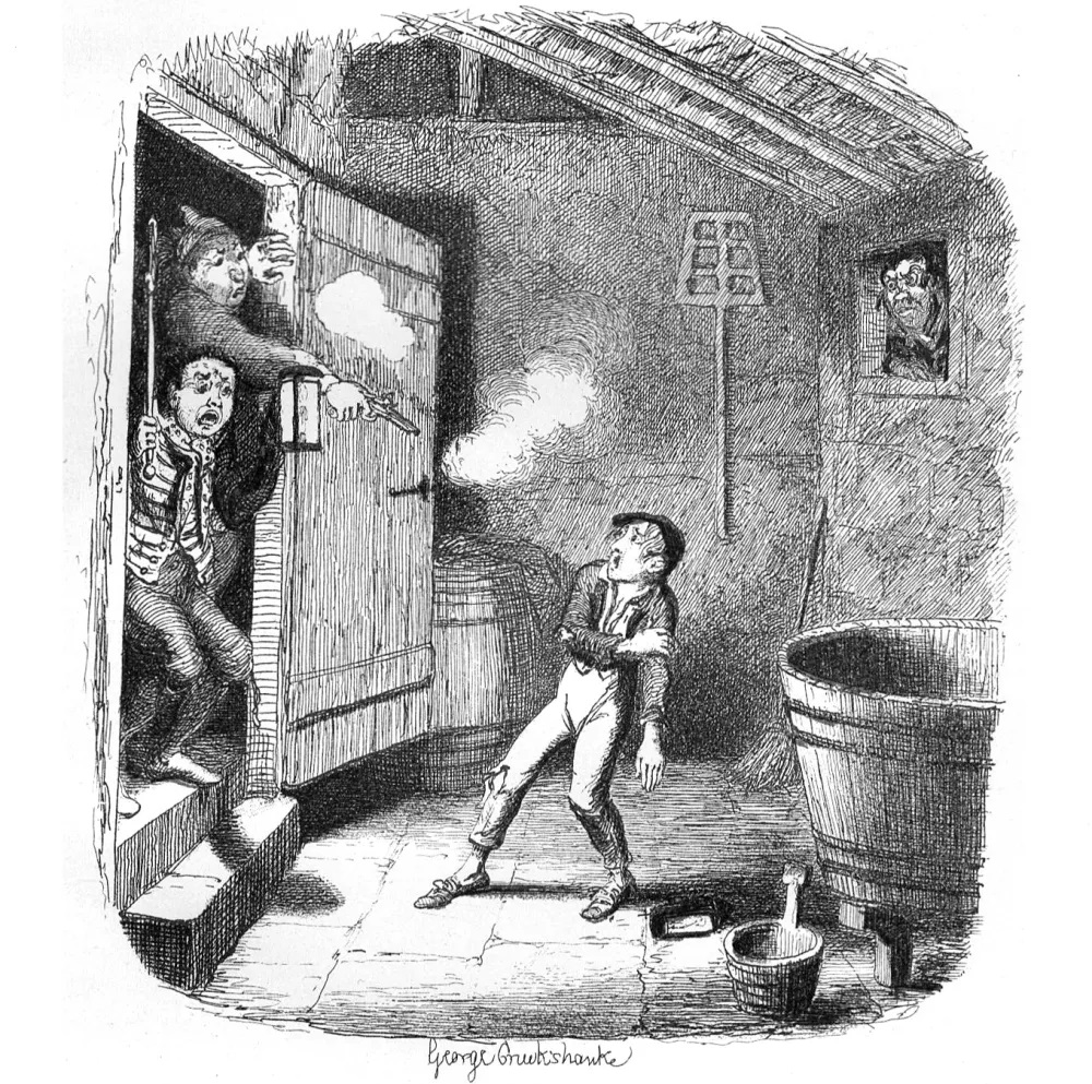 Oliver Twist, illustrated by George Cruikshank