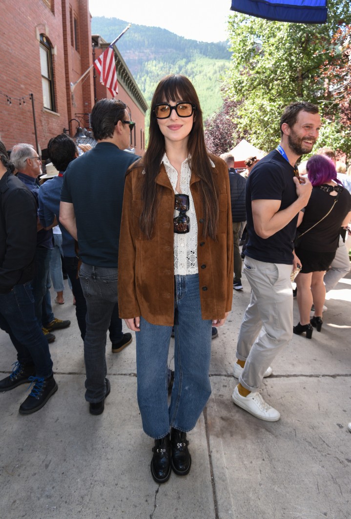 H Dakota Johnson στο Φεστιβάλ Κινηματογράφου Telluride στις 4 Σεπτεμβρίου 2021 στο Telluride του Κολοράντο.