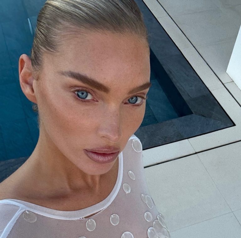 H Elsa Hosk με contouring μακιγιάζ