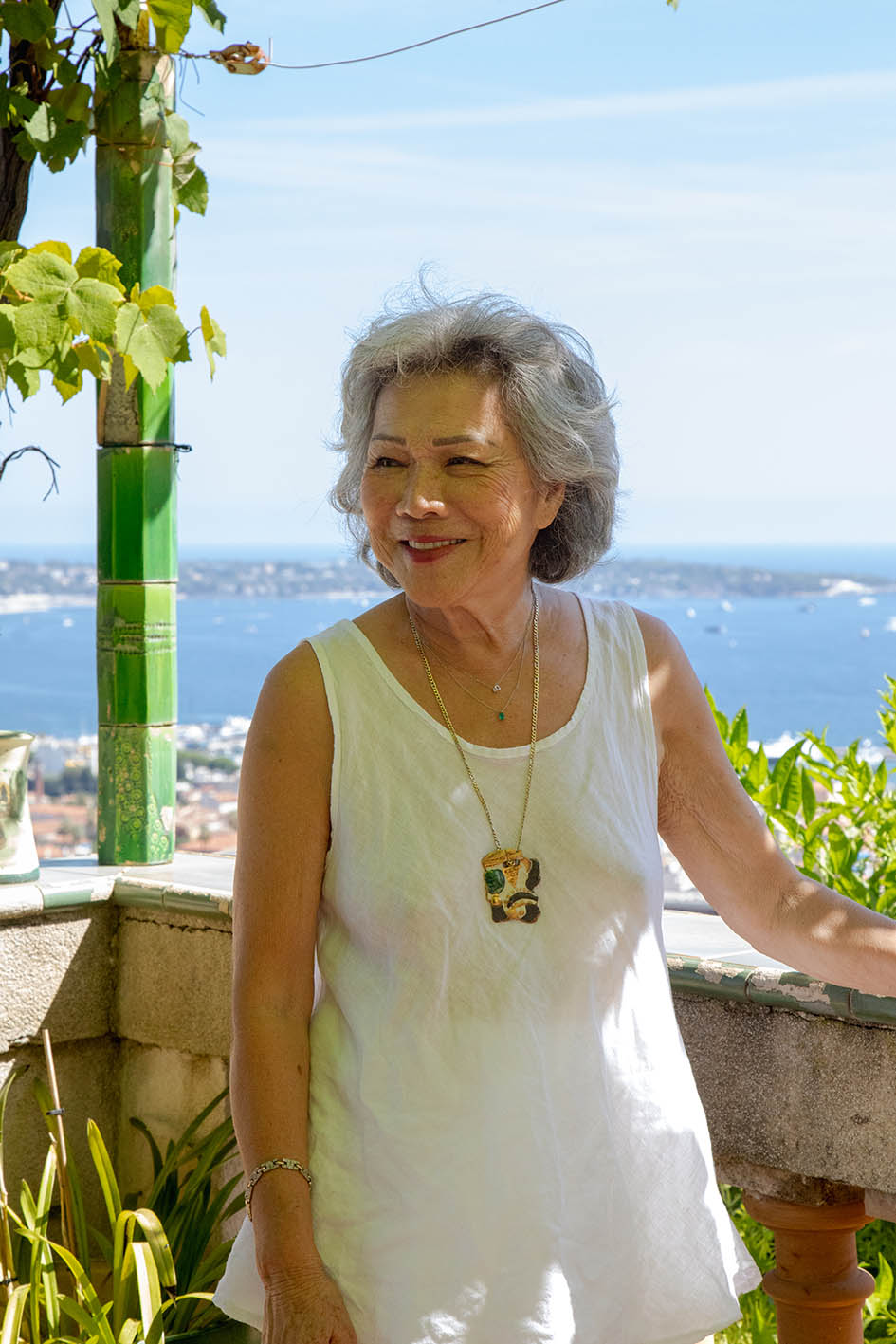 Η σύζυγος του Gilbert Portanier, Annette.