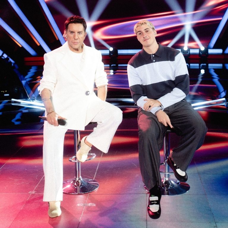 Ο Γιώργος Μαζωνάκης με τον Good Job Nicky στο The Voice