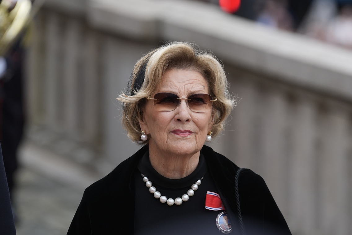 H βασίλισσα Sonja φθάνει στο Κοινοβούλιο της Νορβηγίας για την ορκωμοσία του γιου της, βασιλιά Haakon, στο Σύνταγμα, 1 Σεπτεμβρίου 2026