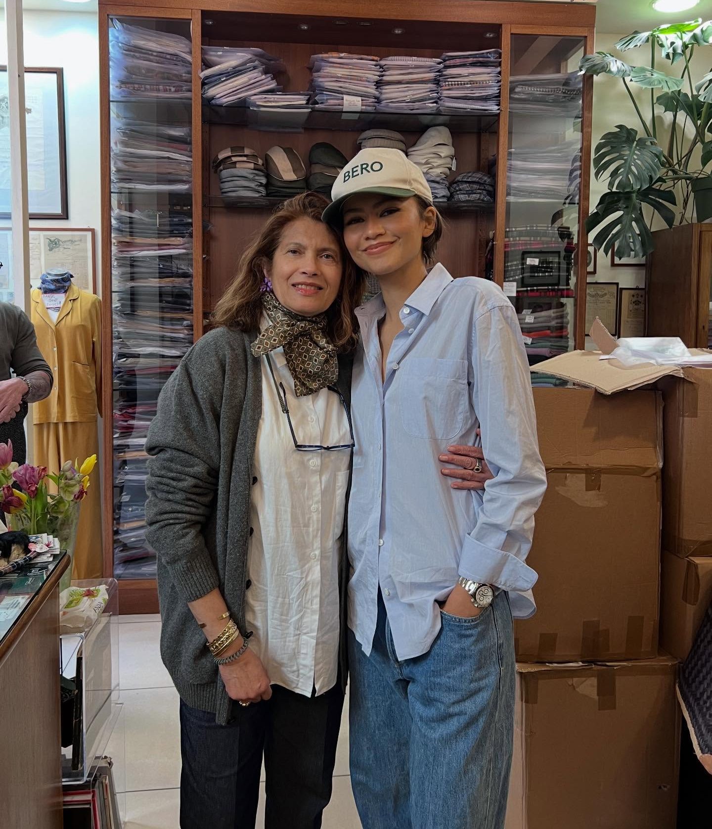Zendaya and Shirley Braine